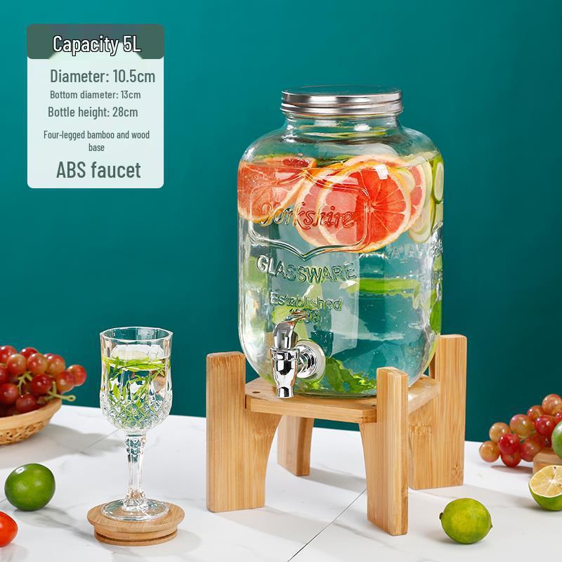 Cola Beverage Bucket with Faucet - Ideal for Lemon Juice, Fruit Tea, Cocktails, and Cold Water