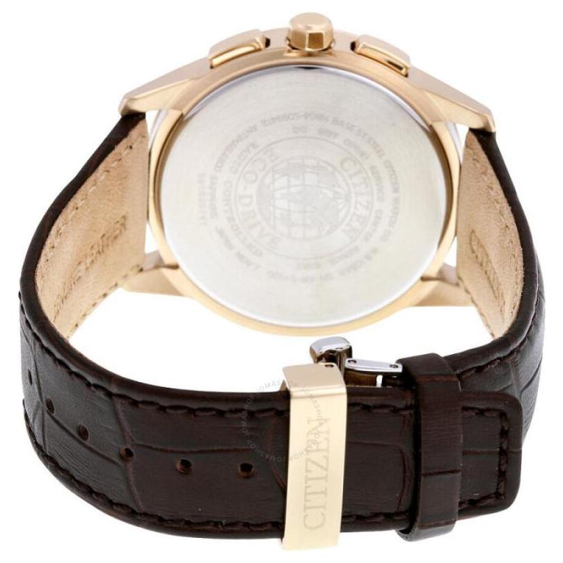 Citizen Ecology Drive Kollektion Lichtbetriebenes Quarzwerk Armbanduhr aus echtem Leder AT8113-12H