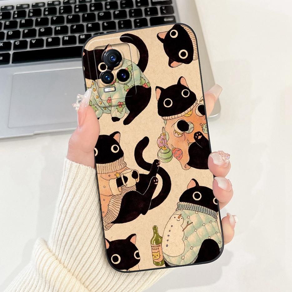 For Vivo V21e 4G Case V2061 Cute Funny Animals Painted Cover Soft Silicone Phone Case For Vivo V21 V 21 e VivoV21e Fundas Bumper