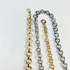 European and American new metal DIY punk style round hollow thin chain belt women's fashion versatile waist chain