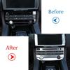 For Jaguar XE XF XFL F-PACE F Pace 2016 2017 2018 Car Carbon Fiber Air Conditioning Center Mode Button Frame Trim Accessories