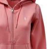 Polo Ralph Lauren Einfarbiger Hoodie mit kleinem Pony-Logo Reißverschluss-Sweatshirt Damen Sweatshirt Rosa 211841657-013