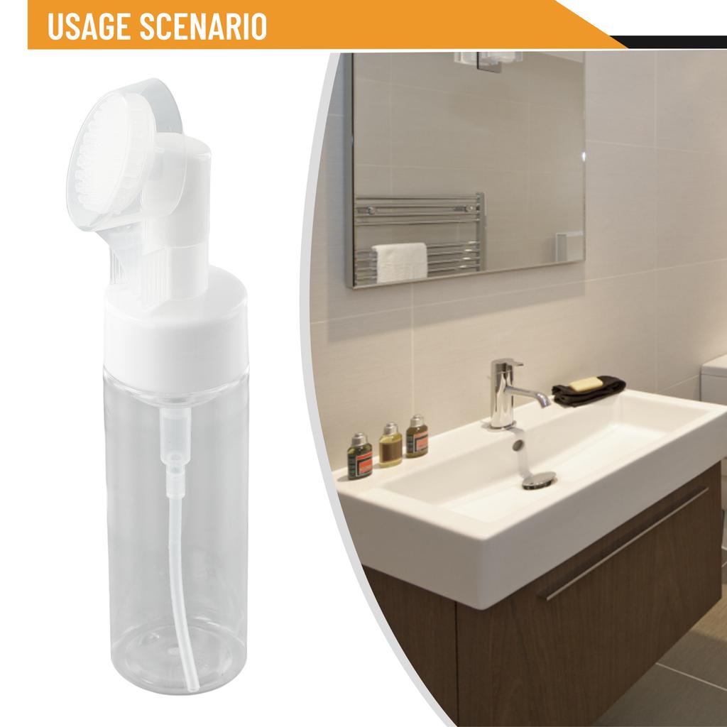 Mousse Liquid Dispenser Sparkling Bottle Plastic Portable