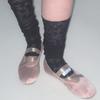 BadBlue Milky Way Leg Warmer Black
