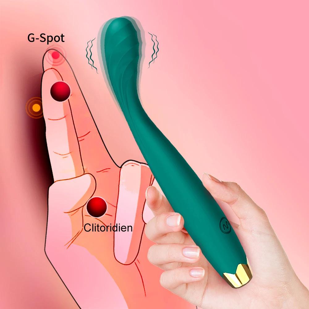 Mini G Spot Finger Vibrator for Women Fast Orgasm Nipple Clitoris Stimulator Dildo Massager Adults Goods Sex Toys for Women