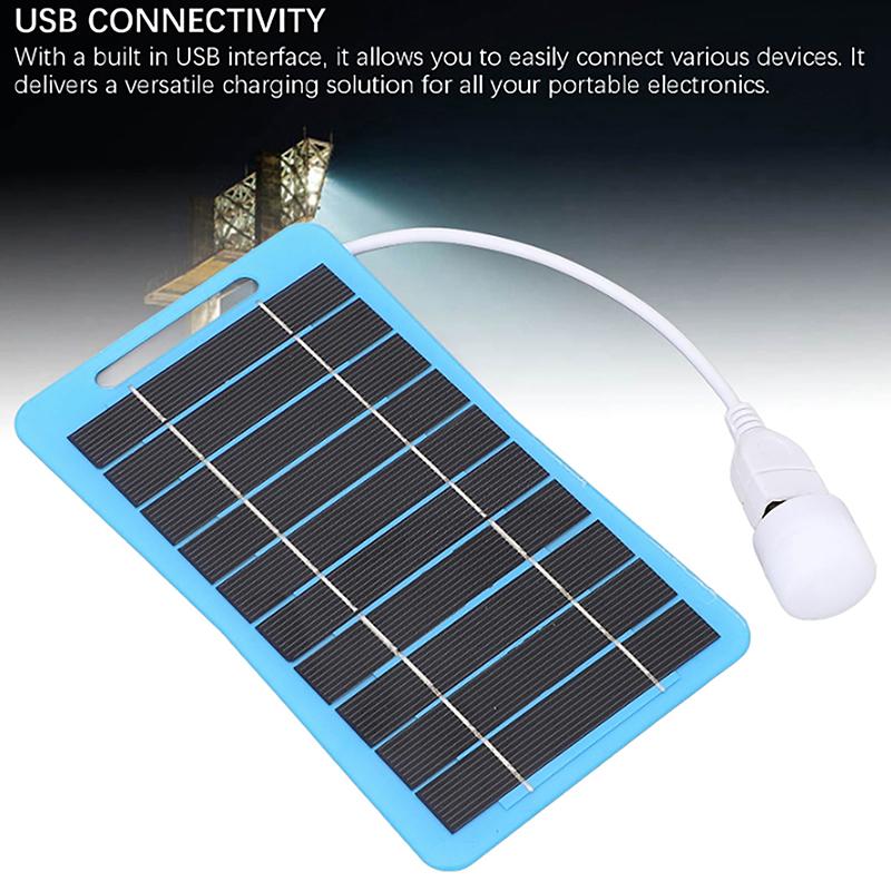 5V/5W Small Solar Panel With Usb Diy Monocrystalline Silicon Solar Cell Waterproof Portable Camping Power Panel For Mobile Phone