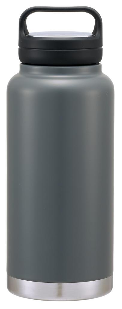 Skater Insulated Stainless Steel with Screw Night Mug, 1000ml, Handle, Gray, STSC10-A