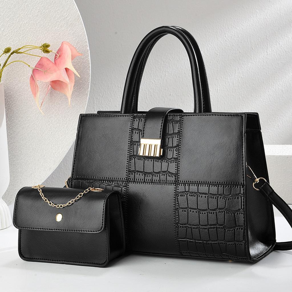 Nouveau Sac à Langer Motif Pierre Assemblée Haute Valeur Grande Capacité Sac à Main Multifonctionnel Lumière Luxe Sac à Bandoulière Unique Sac Bandoulière