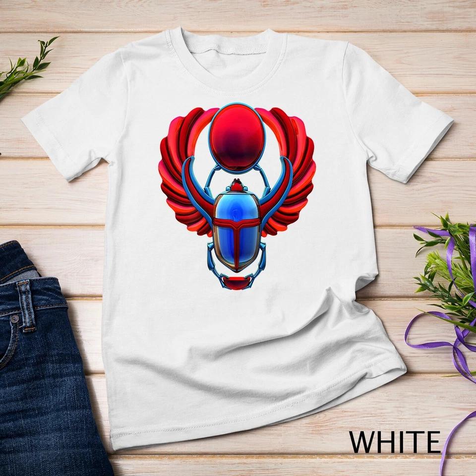 Egyptian Winged Scarab Beetle Unisex T-shirt 1 XL