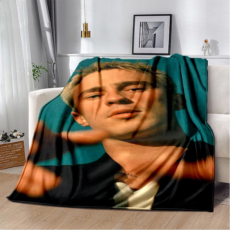 Coperta morbida in peluche 3D Drew Starkey Rafe Cameron, Coperta in flanella per Soggiorno Camera da letto Letto Divano Coperta da picnic Regalo
