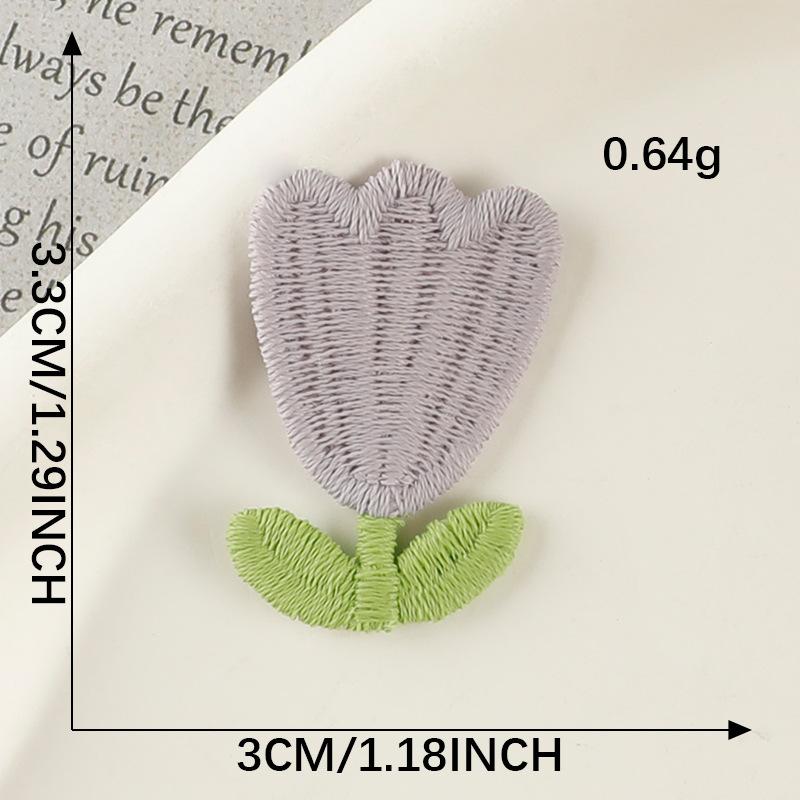 

Аксессуары Заколка Аксессуары для волос Аксессуары Водорастворимые вышитые наклейки Цветок Тканевая этикетка Брошь Нашивка DIY Тканевая этикетка Тканевая наклейка 10