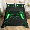 Erosebridal Football Comforter Cover, Hand Drawn Sketch Soccer Flag Network Team Sports Duvet Cover for Boys Teens Men, Decorative 2 Piecce