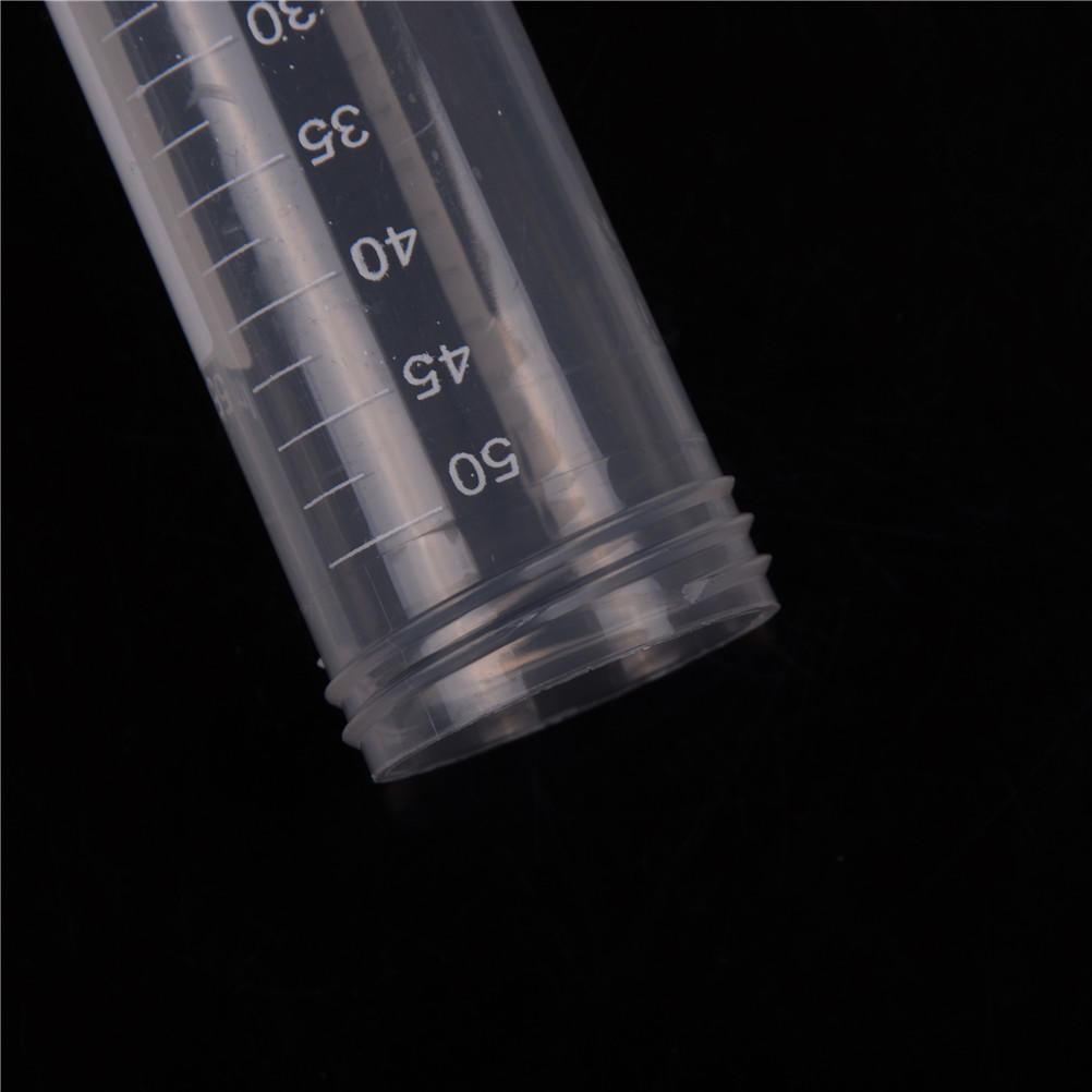 10 stuks 50 ml Plastic Centrifugebuisje Pijpje Flesje Laboratorium Test Container Met 4 Bodems