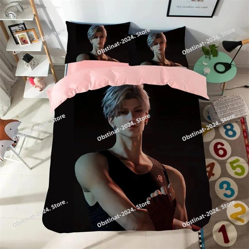 Anime Love And Deepspace Bedding Sets Sylus Cosplay Duvet Cover Bed Set Quilt Cover Pillowcase Boys Adult Home Textile
