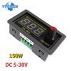 ZK-MG Contrôleur de Moteur DC 5-30V 12v 24v 5A PWM Vitesse Réglable Affichage Numérique Encodeur Rapport Cyclique Fréquence MAX 15A 150W
