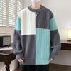 Anyang Men's Color Block Wool Sweater - Autumn/Winter 2024 Collection