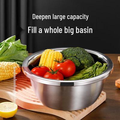 ZISIZ 304 Stainless Steel Mixing Bowl Set