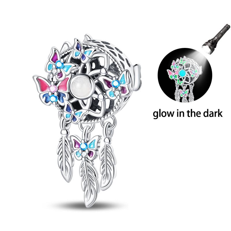 Copper Colorful Dreamcatcher Charms Pendants Fit Original Bracelets Exquisite Diy Birthday Jewelry Gift