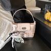 Sweet Cool Babes Fashion Shoulder Underarm Bag Heavy Industry Rivets Multi-Pocket Large Capacity Handbag