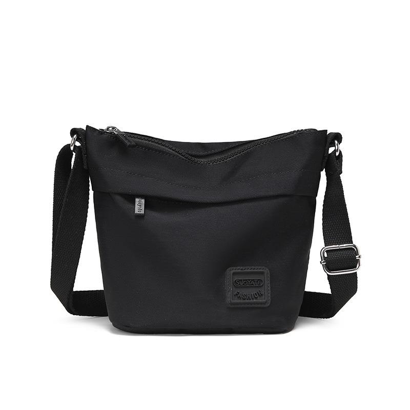 

Fashion trend shoulder bag summer new cloth bag high value commuter messenger bag large capacity bucket bag чёрный