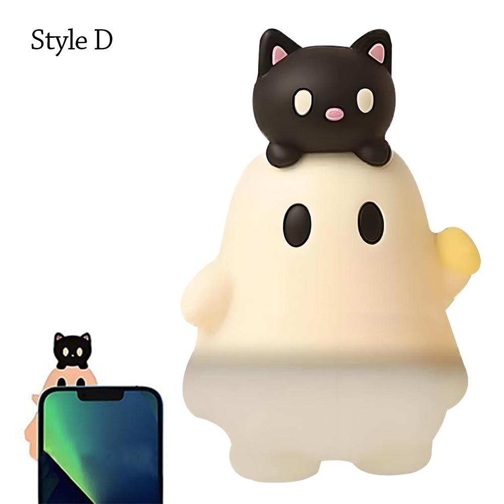 

Наклеивающиеся Ghostees Mystery Phone Buddy Мини-размер Дизайн призрака Фигурка для смартфона Подвеска-призрак для аксессуаров на телефон