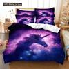 Cartoon Bedding Set Unicorn Duvet Cover Set Full Twin For Boys Girls Room Decor Cute Animals Quilt Cover Fashion Design