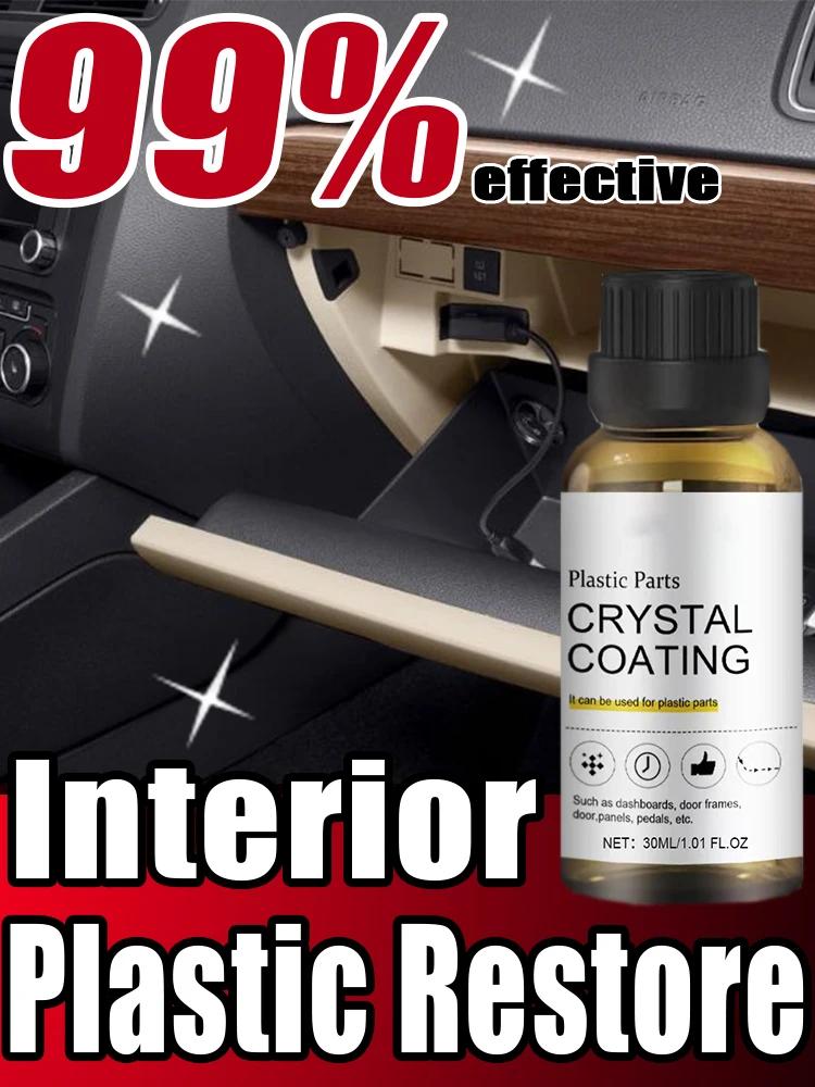 Díly na obnovu plastů interiéru Retreadingový prostředek Krystalový povlak Vosk Obnovený Dlouhotrvající Kapalná Údržba Auta
