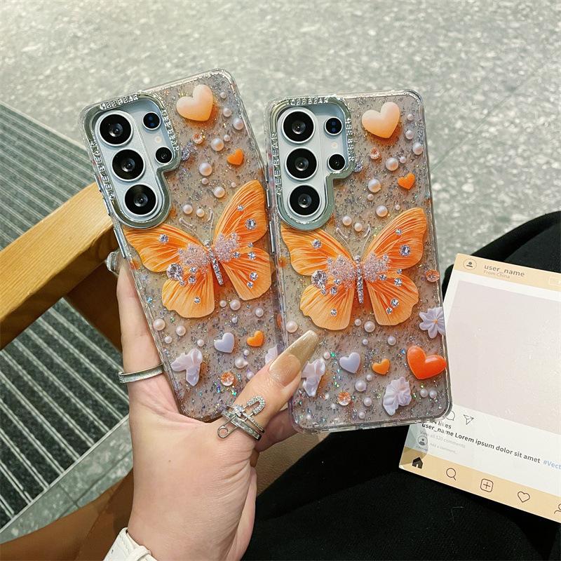 Flash Butterfly Samsung S11ultra Mobile Phone Case Glitter S11/11plus Anti-drop All-inclusive S11u