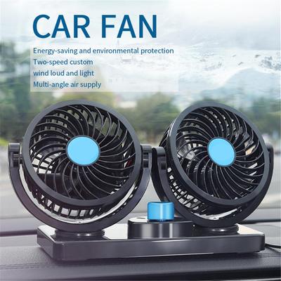 Ventilatore per auto di raffreddamento per auto per auto Accessori per ventilatori per auto Raffreddamento ad aria Ventilatore a doppia testa a basso rumore