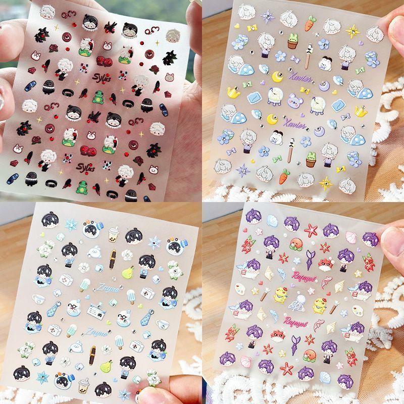 

Любовь и Глубокий Космос Q Версия Периферийные Наклейки Рельефные Наклейки для Ногтей Ци Ю Шэнь Син Спина DIY Подставка для Ручек Стакан для Воды Украшение для Мобильного Телефона All [4]]