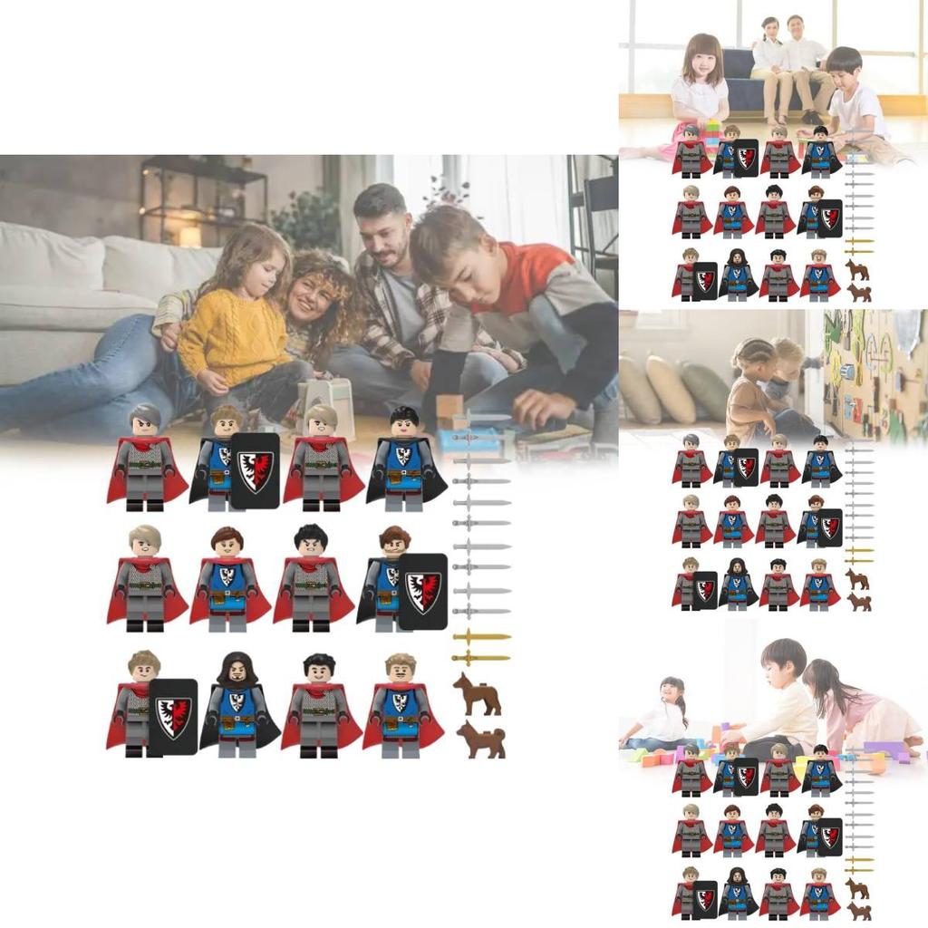 Medieval Soldier Building Blocks Set With Diy Assembly For Kids And Collectors