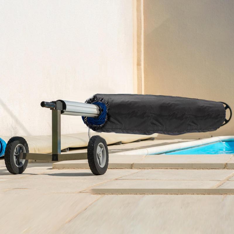 Swimming Pool Reel Cover Outdoor Waterproof UV Protective Pool Solar Roller Reel Protective Cover Solar Blanket Pool Tool