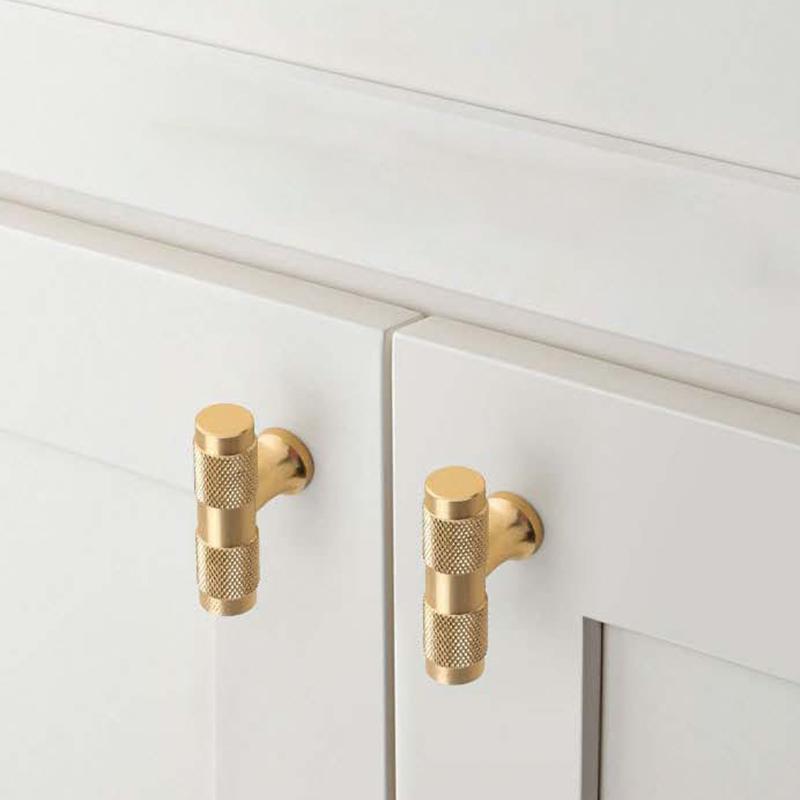 

Closet T-Shape Bar Pull Handle Aluminum Profile Knob Kitchen Bedroom Cabinet Single Screw Hole Handle with 22mm Screw Black