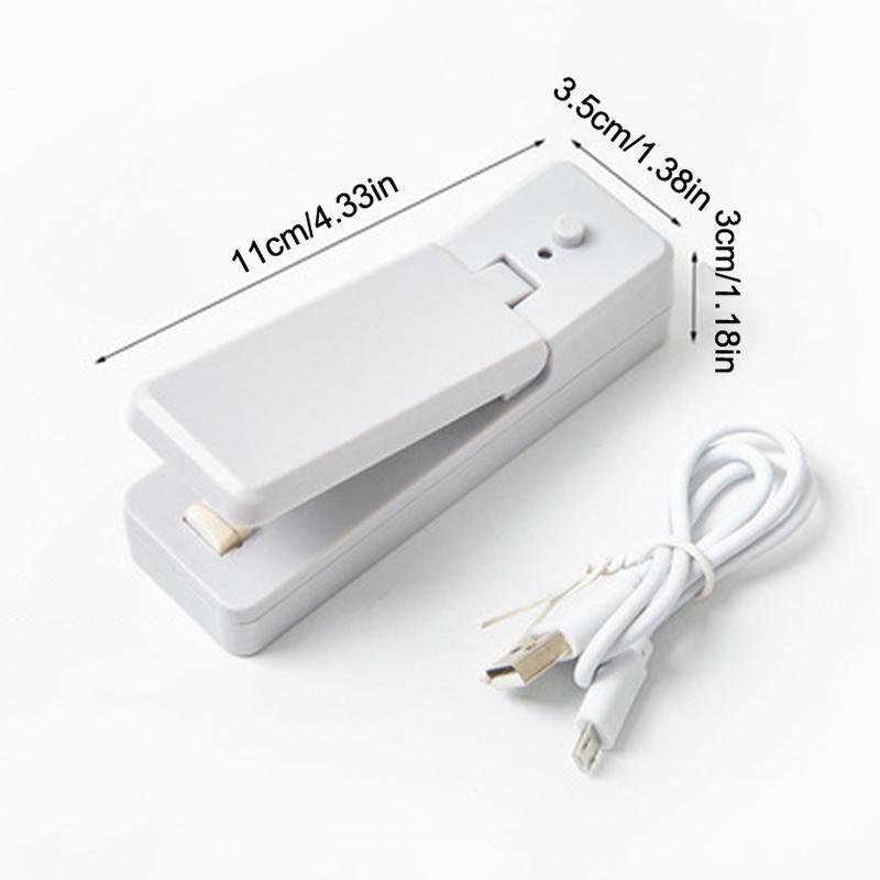 Rechargeable USB Charging Mini Sealing Machine Household Snack Plastic Packaging Bag Small Heat Seal