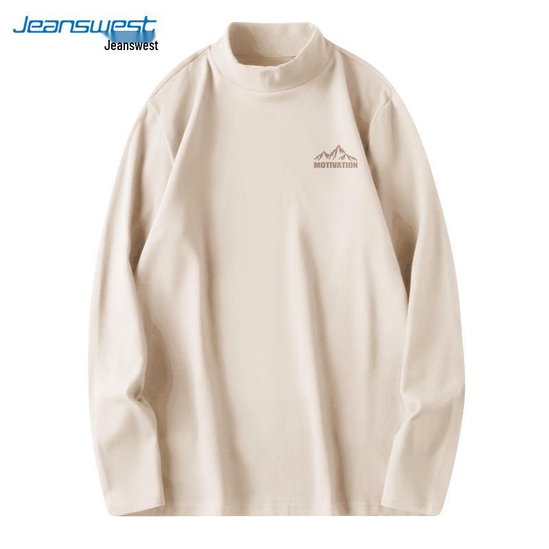 Jeanswest Men's Fleece Lined High-Neck Thermal T-Shirt