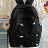 Japanese Style Color Block Drawstring Backpack: Large Capacity Sports & Travel Bag for Men and Women