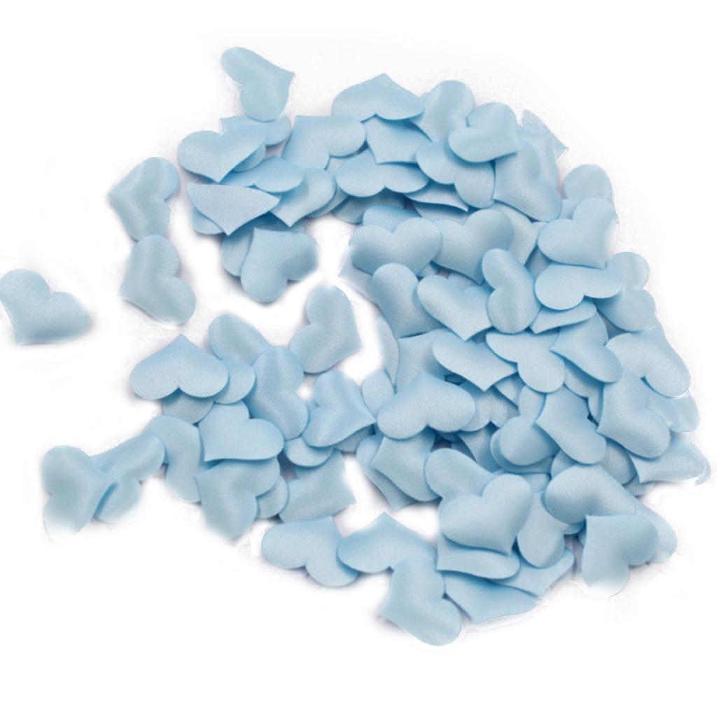 Heart Petals Wedding Confetti Table Bed Heart Petals Wedding Valentine Decor 1 синий