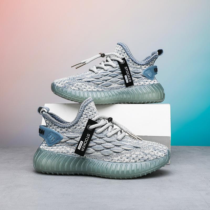 

Boys shoes 2025 summer new children s sports shoes medium and large children s mesh breathable coconut shoes boys casual trendy shoes 38 серый