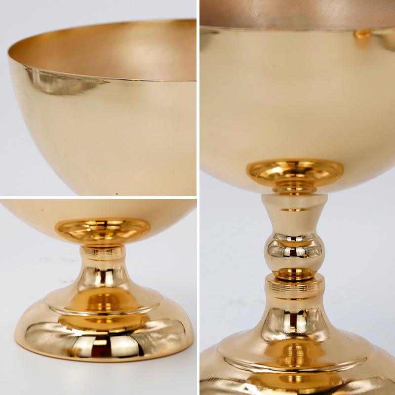 Gold Vases for Centerpieces,Gold Centerpieces for Table  Metal Flower Vases Floral Arrangements for Wedding Reception Home Anniversary Table Decor