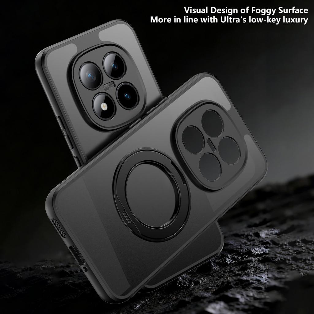 For Xiaomi POCO M8 Pro Case Hard With Ring Stand Magnetic MagSafe Protective Back Cover For Xiaomi POCO M8 M8Pro Phone Shell