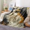 Cute Cats  Print Flannel Blanket, High Quality Comfortable for All Seasons, Home Decor, Warmth and Comfort