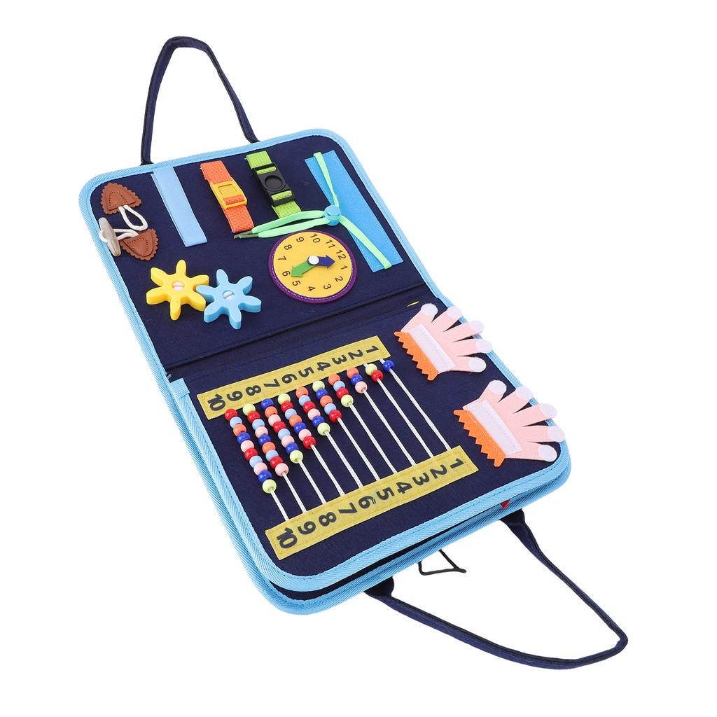 Felt Activity Book Educational Activity Developing Sensory Board Preschool Learning Toy for Boys Girls