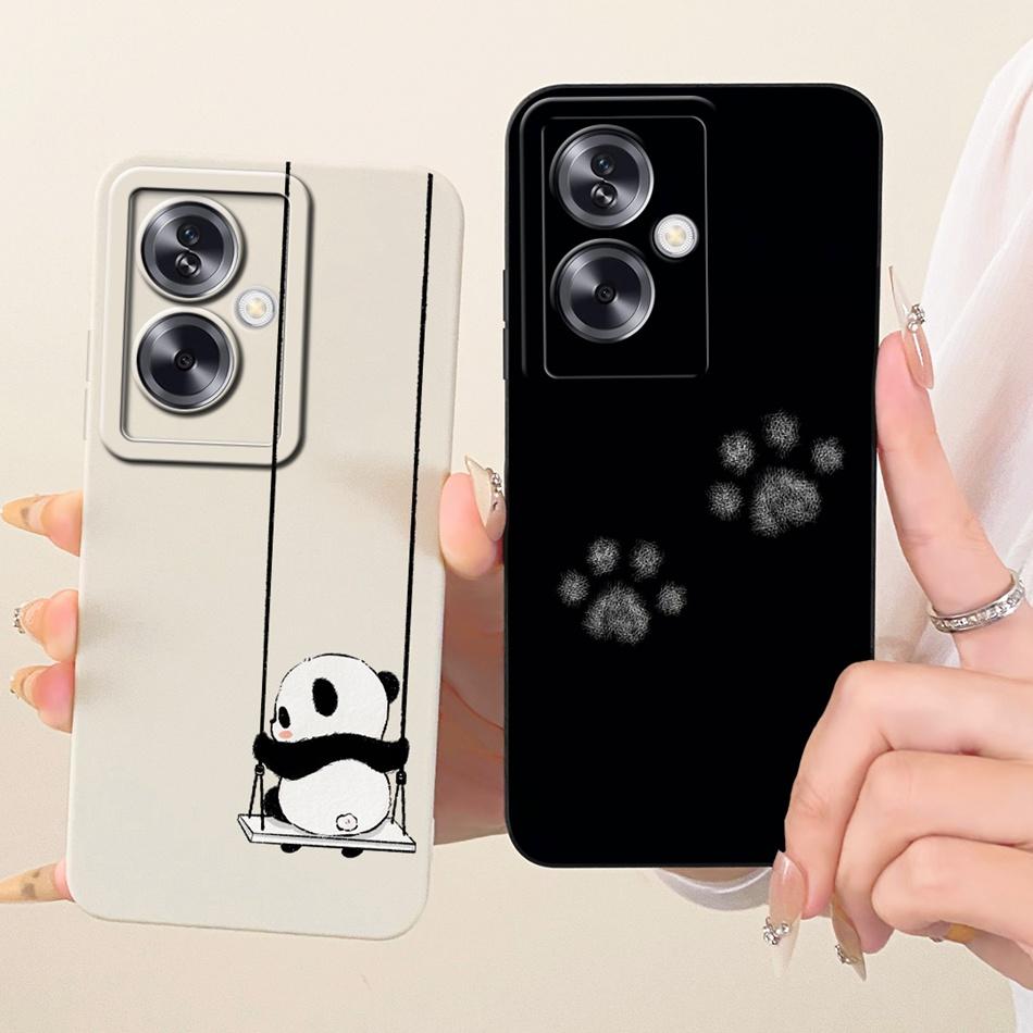For OPPO A79 5G Cute Cat Flower Cartoon Phone Case For Oppo A79 CPH2553 CPH2557 Shockproof Soft Silicone Covers Bumper