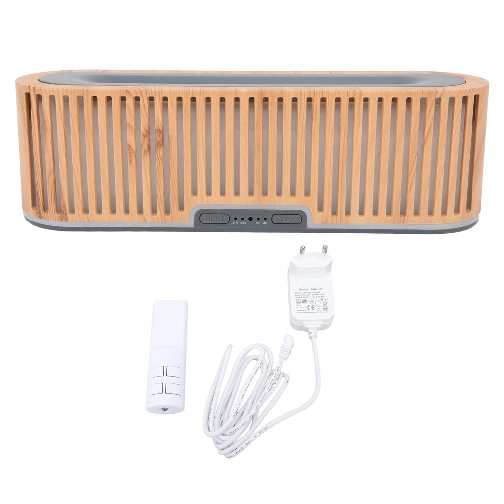 Flame Diffuser 200ml Light Wood Grain 7 Colors Ambient Light Ultra Sound Technology Super Silent