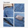 Navigare Men's Cool Antibacterial Slim Denim Shorts