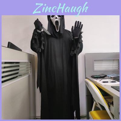 Zestaw Kostiumu Ducha dla Dorosłych Na Imprezę Halloweenową Wysokiej Jakości Materiał I Unikalny Design!