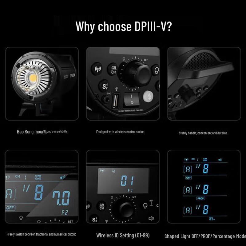 Godox DP1000IIIV Studio Flash Light