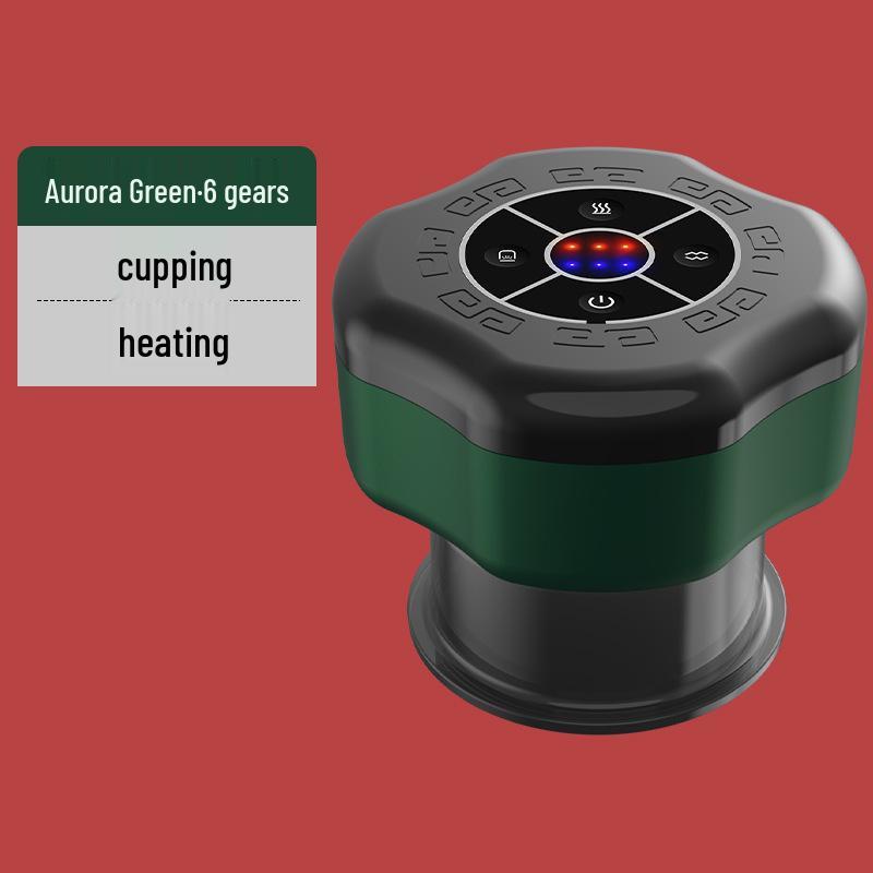 Akıllı Vakum Hacamat & Isıtma Masaj Aleti: Elektrikli Vakum, Meridyen Drenajı ve Fizyoterapi Aleti.