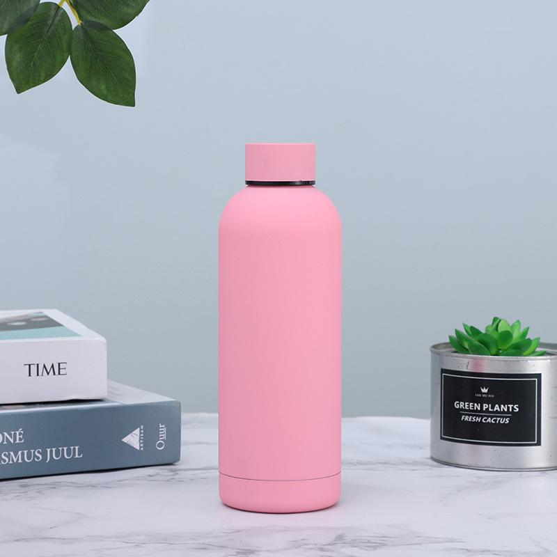 Creative American Small Mouth Cup 304 Stainless Steel Cup Large Capacity Outdoor Mug Portable Traveling Simple Cup