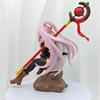 Frieren Beyond Journey'S End Frieren Figure Pink Hair With Magic Staff Pvc Action Figure Collectible Model Doll